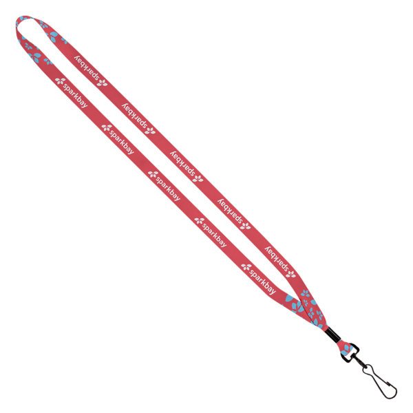 1/2" Dye-Sublimated Lanyard with Metal Crimp and Swivel Snap Hook 4