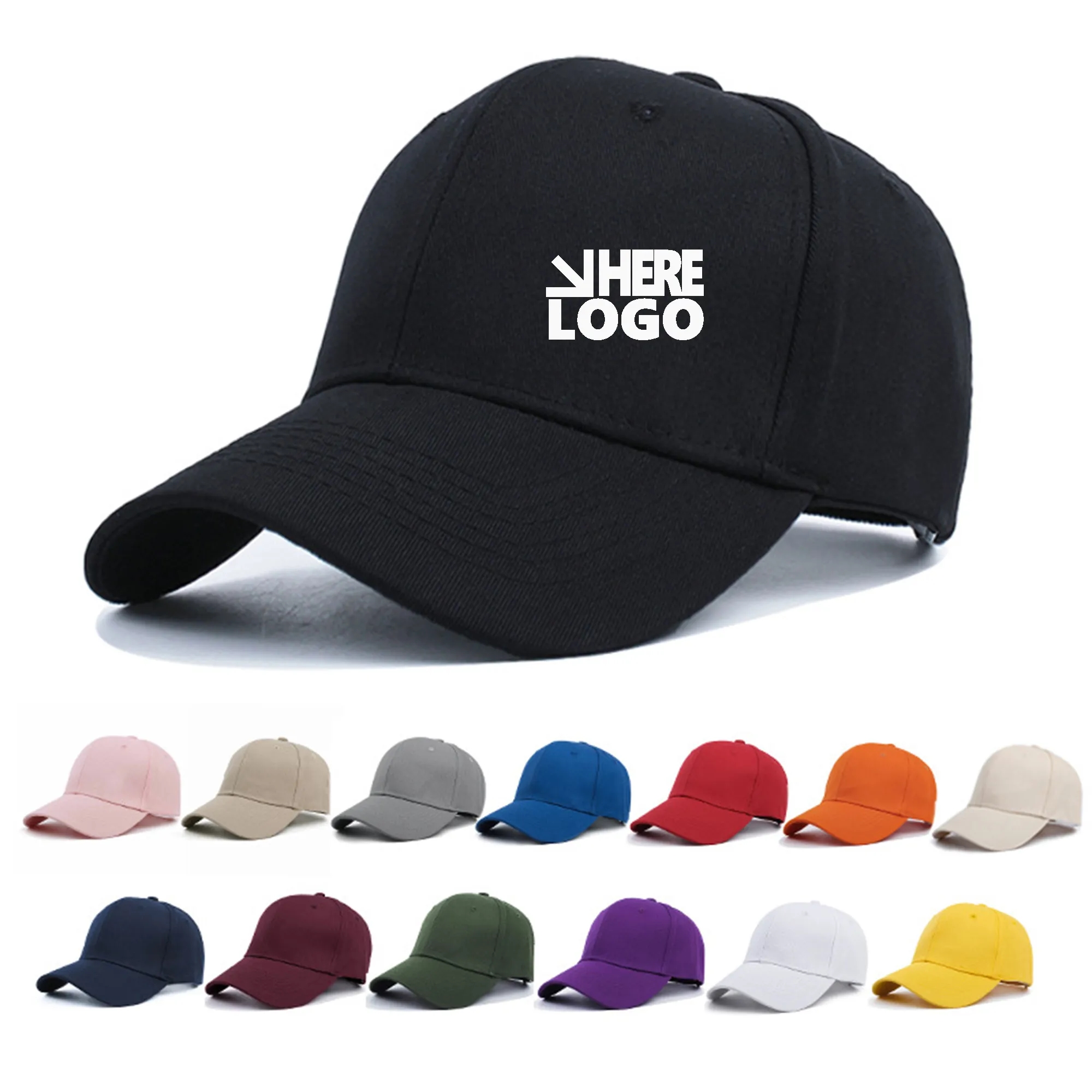 6 Panel Structured Baseball Caps 2