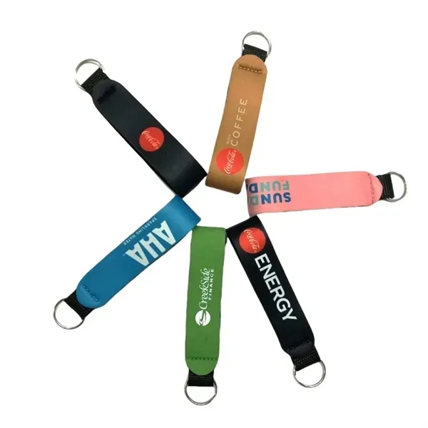 Neoprene Wristlet Keychain Lanyard - Anti-Loss Design 9