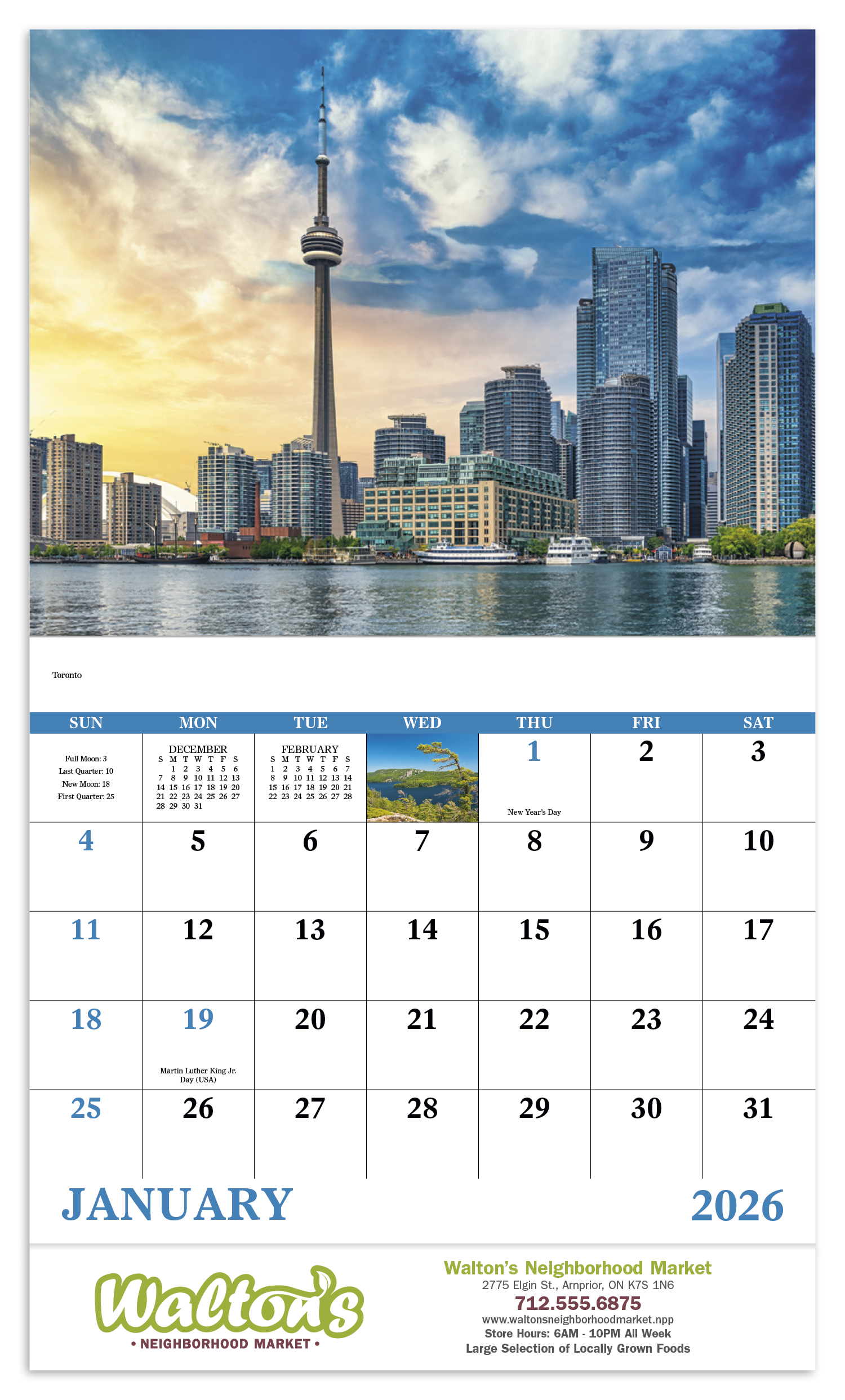 Good Value™ Images of Ontario - Stapled Calendar 25