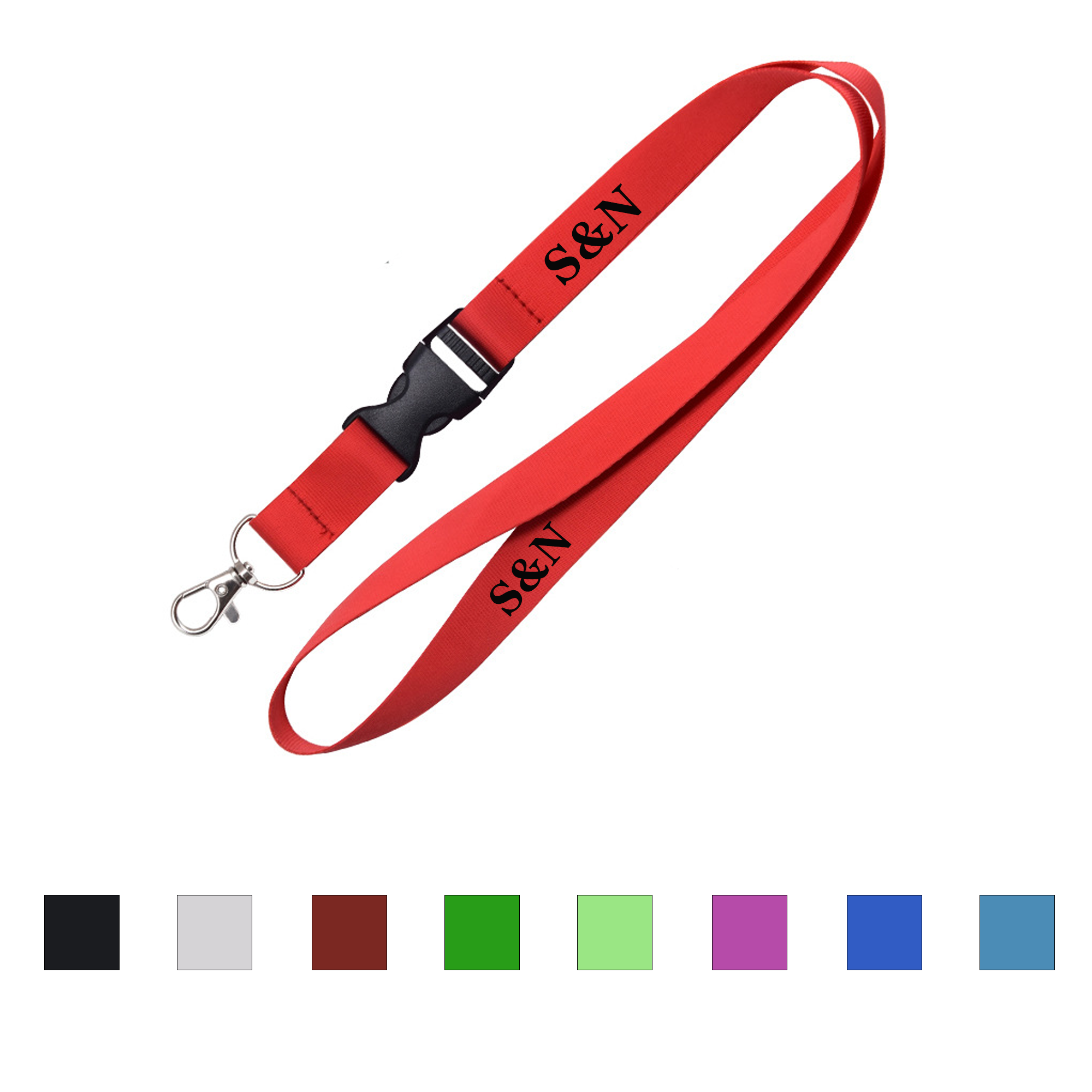 Detachable Buckle Keychain Lanyard 4