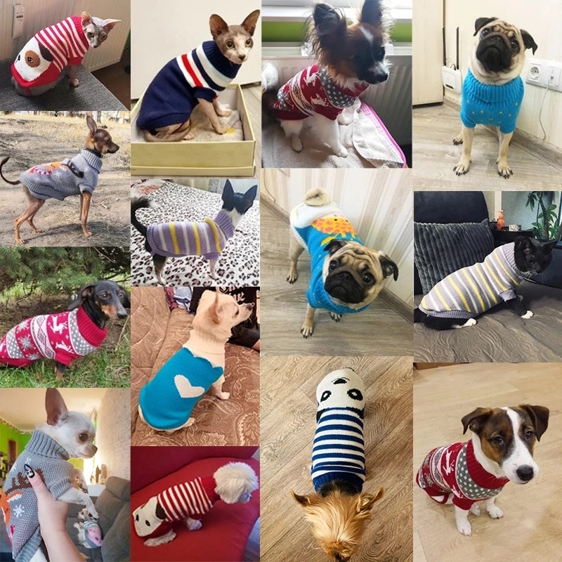 Christmas Warm Pet Clothes For Small Medium Dogs 3