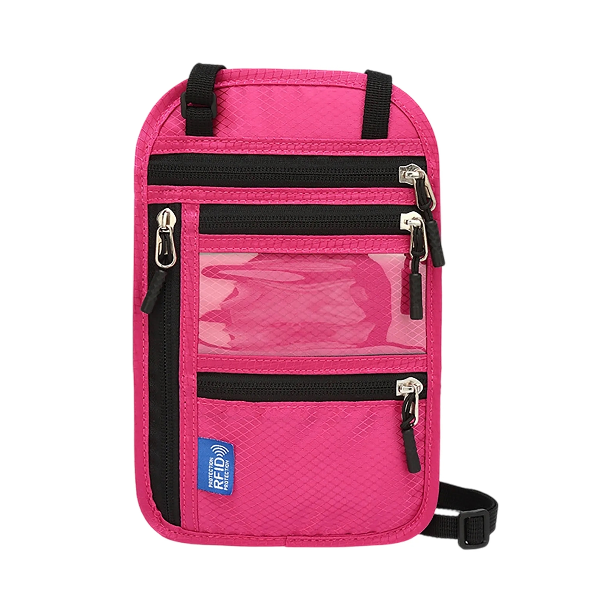 Neck Strap Passport Holder with Window 6