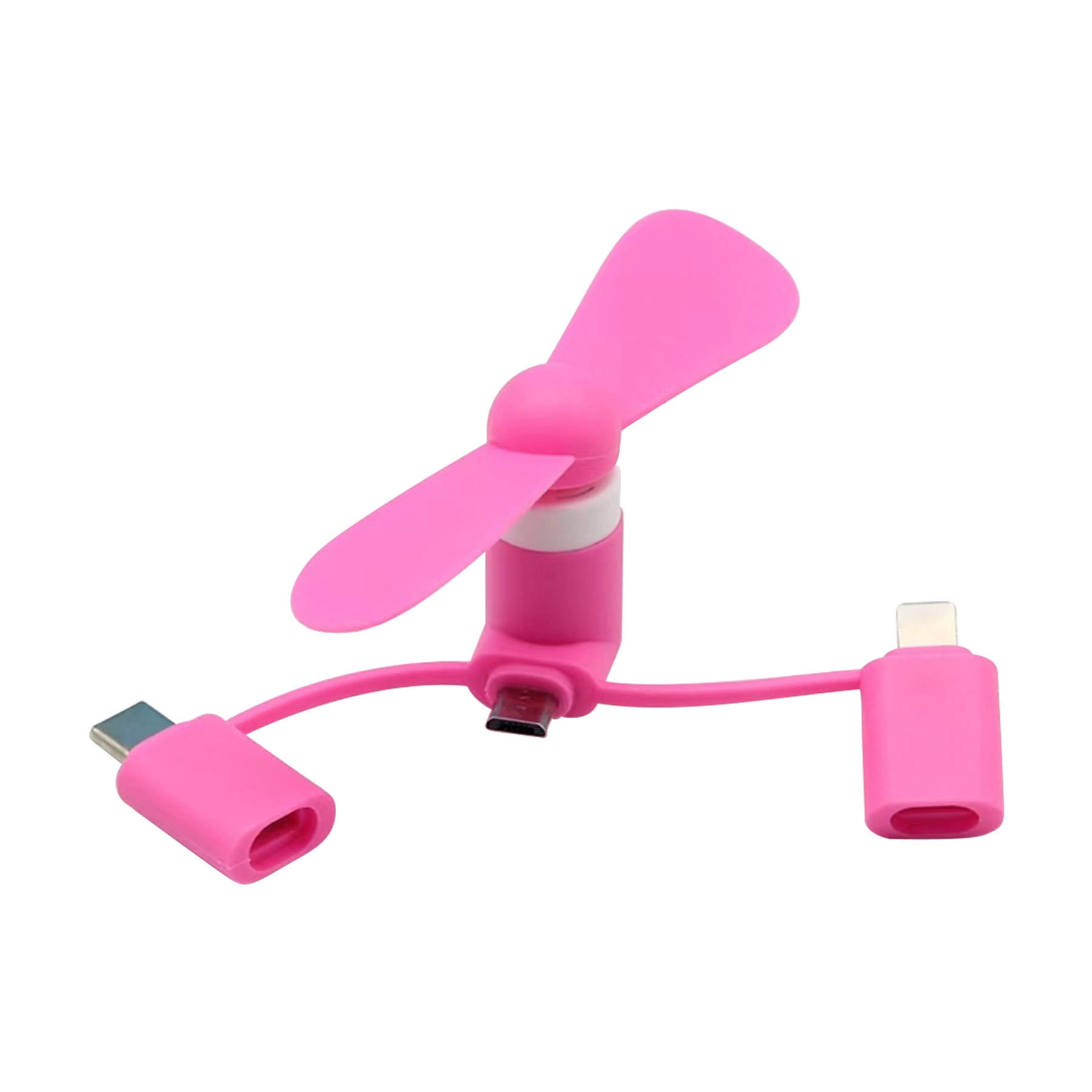 Mini USB 3 in 1 Portable Cell Smart Phone Fan 11