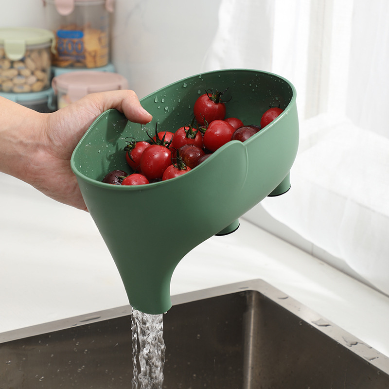 Elephant Shape Fruit Vegetable Drain Basket 3