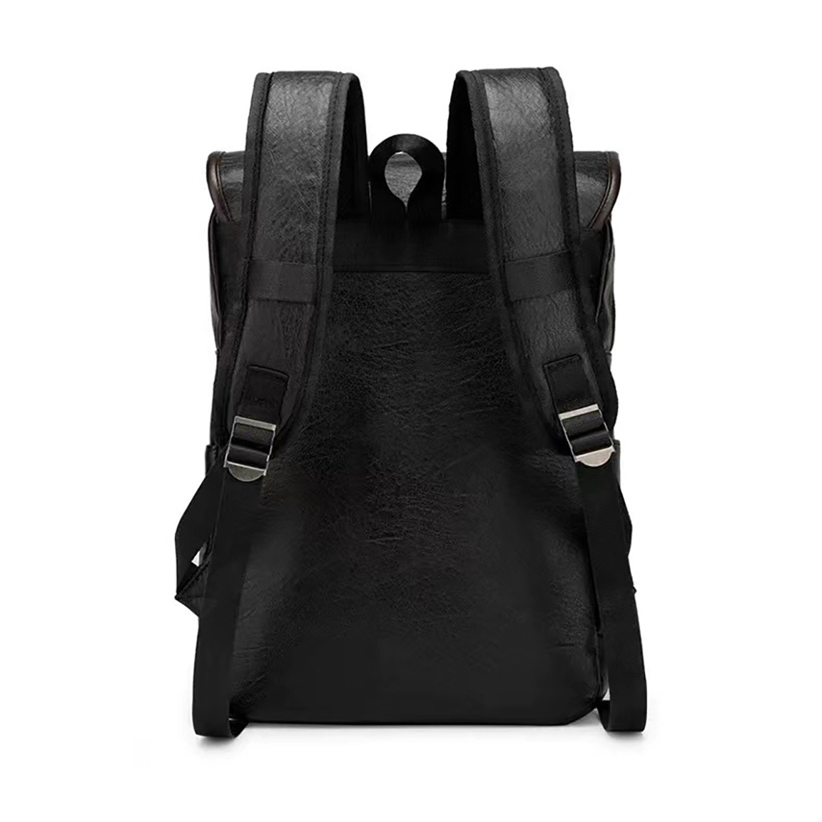 Vintage PU Leather Backpack 9