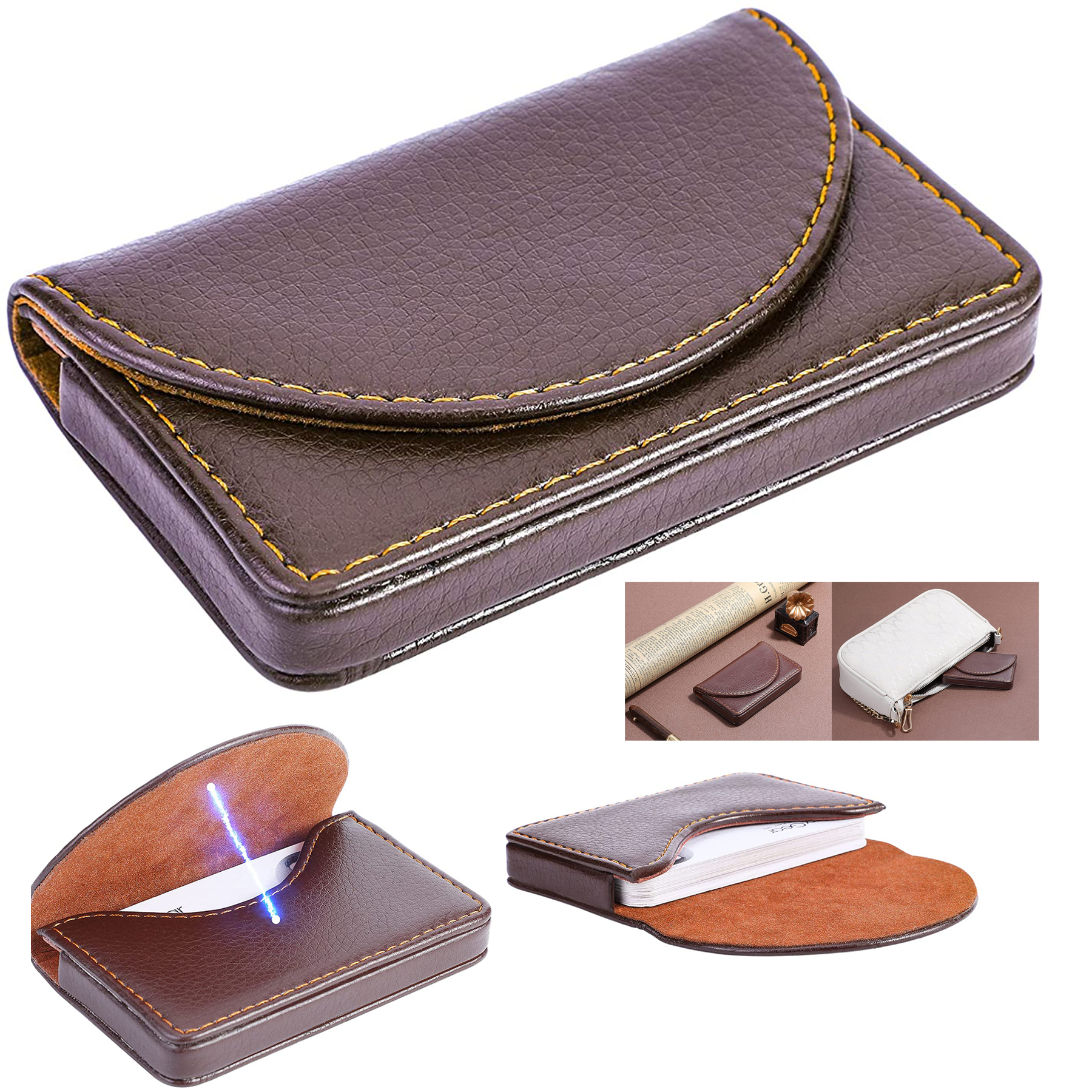 PU Leather Business Card Case