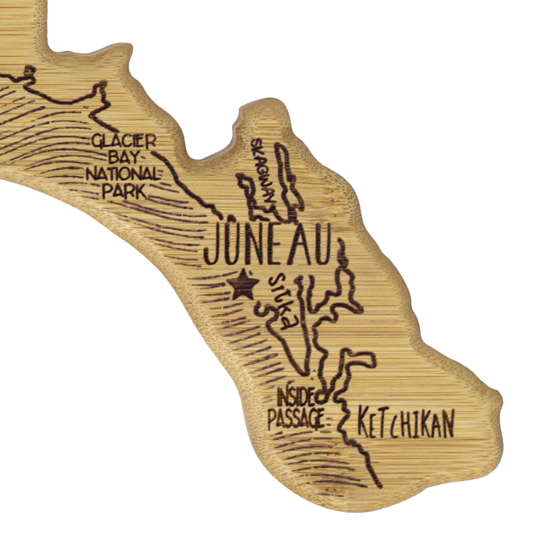 Destination Alaska Cutting & Serving Board 12
