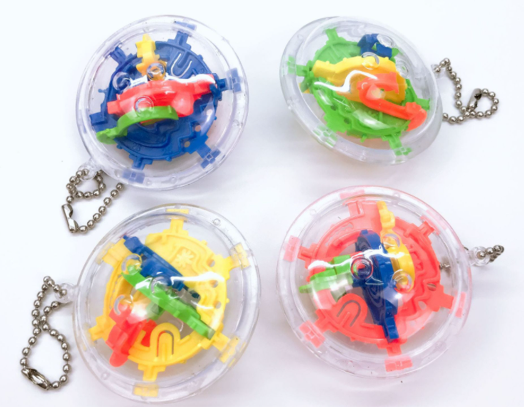 3D Brainy Maze Keychain 1