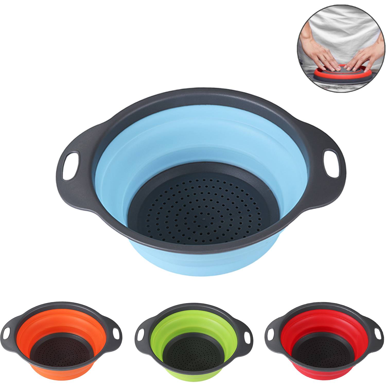 Plastic Folding Drain Basket 2