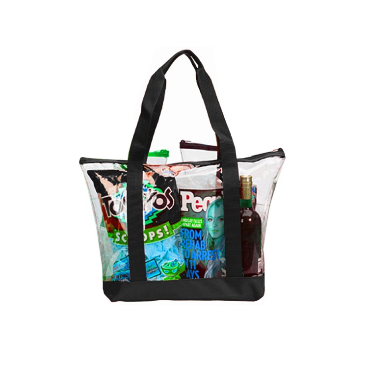 Clear Zipper Tote 9