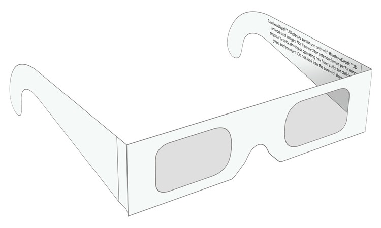 RainbowDepth 3D Glasses - Stock 1