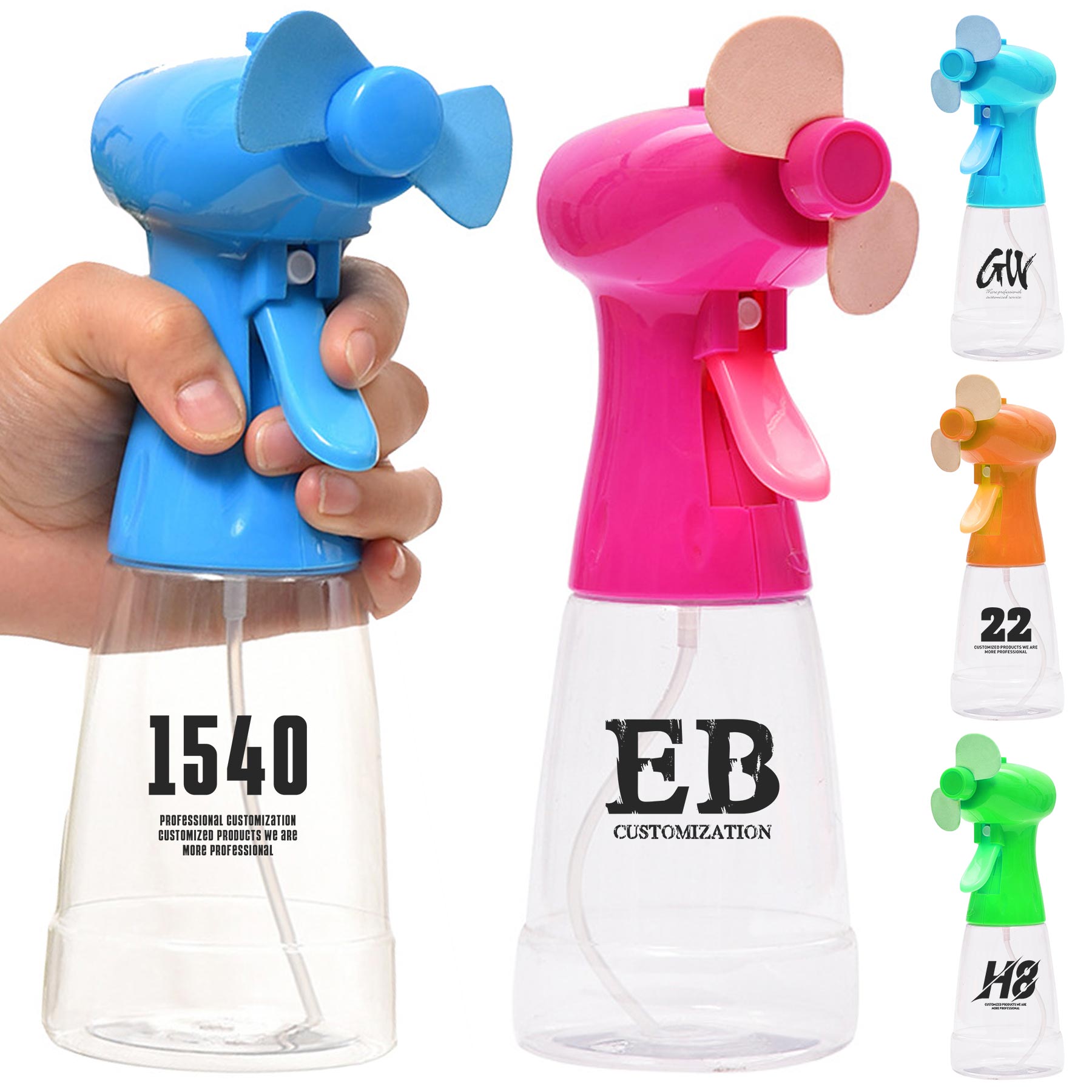 Misting Spray Bottle Fan 1