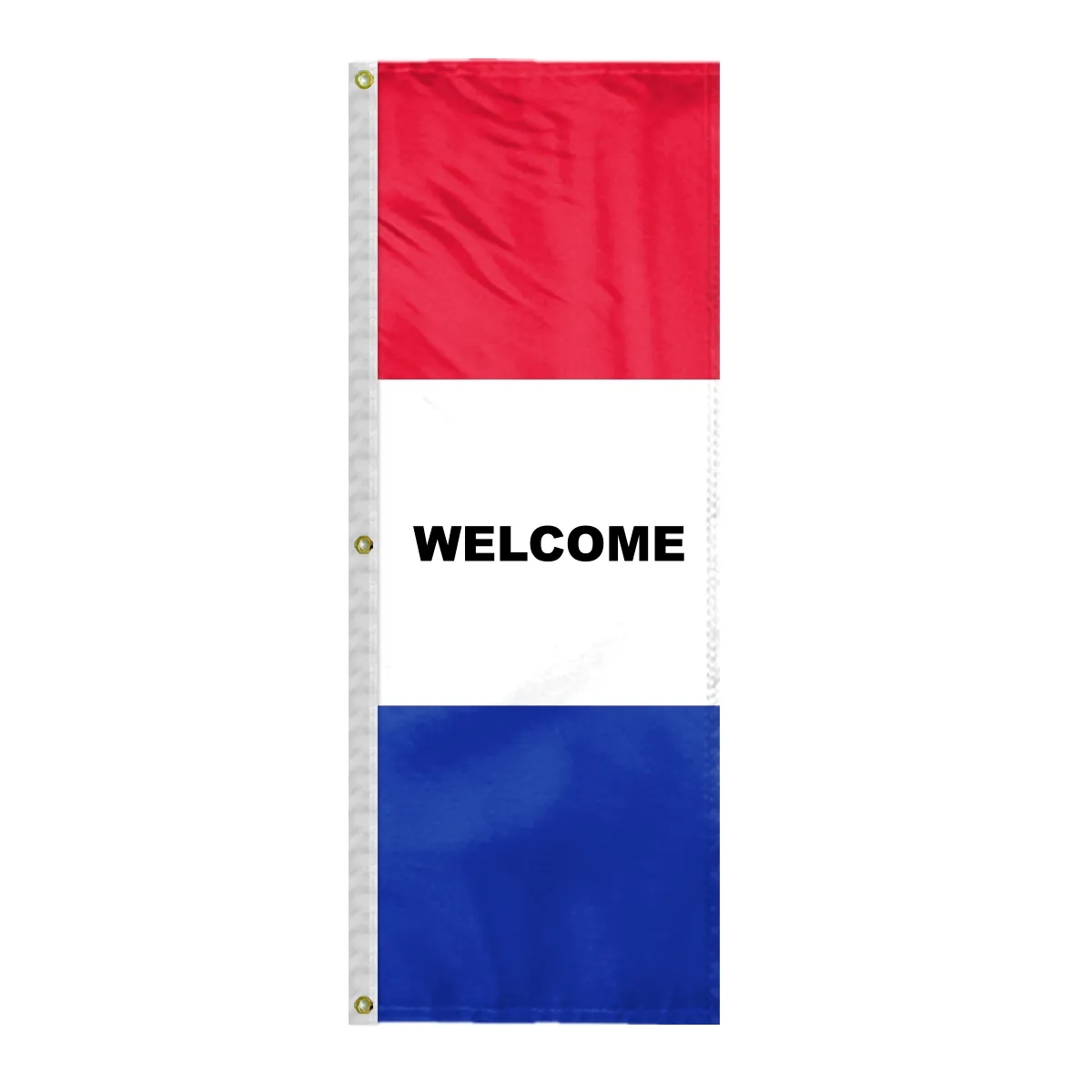 8' x 28" (3) Sewn Stripes Horizontal Message Flags 3