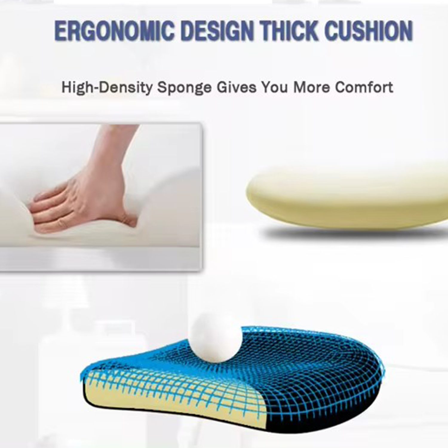 Ergonomic Work Chair with Wheels 3
