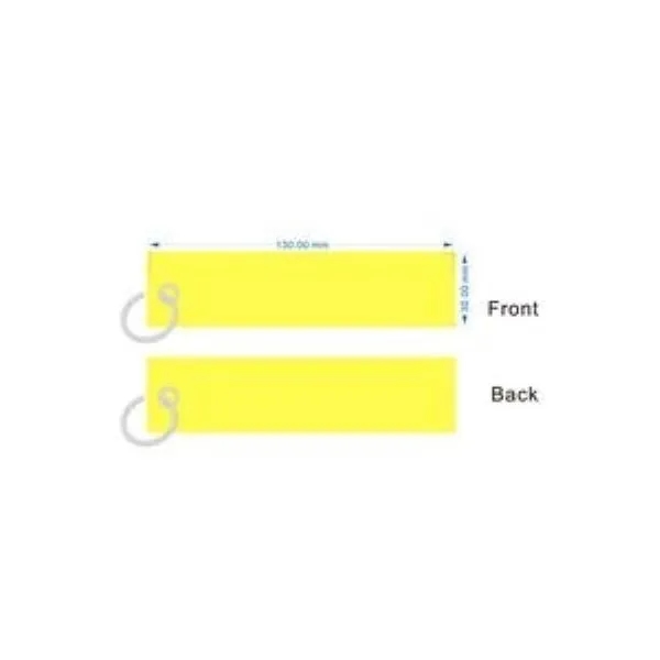 2-Sided Embroidery Luggage Keychain Tag 2