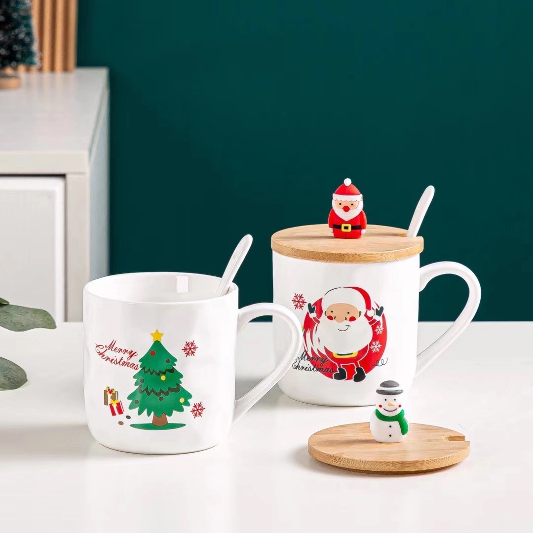 Christmas Mug with Bamboo Lid 4