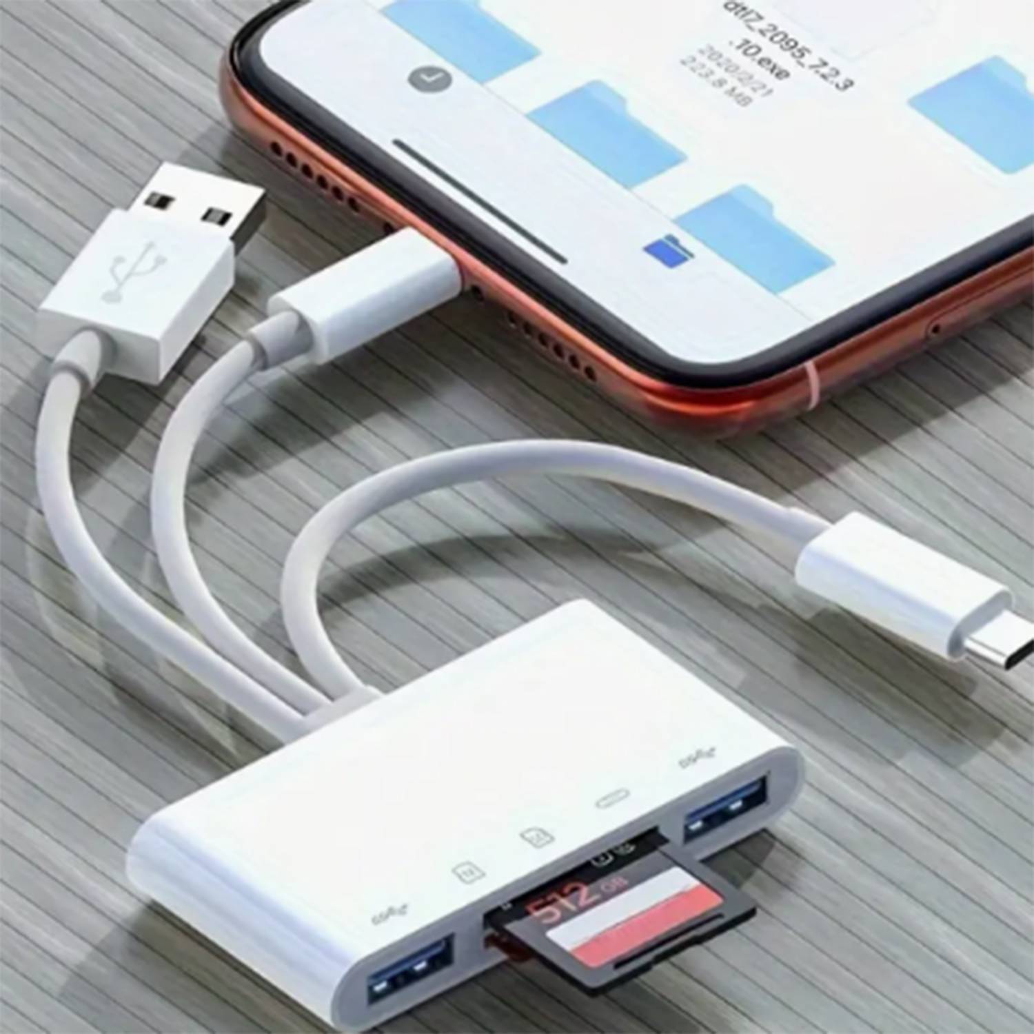 5-in-1 Ultra-Portable Multifunction Card Reader 4