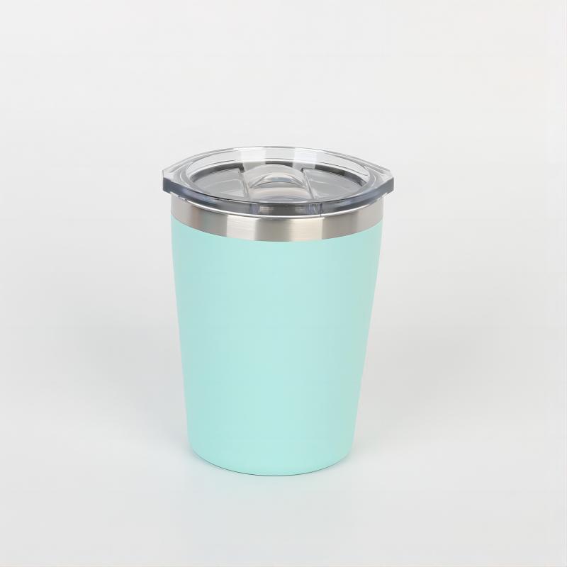 8 Oz Tumbler Stainless Steel Drinking Cup With Lid 2