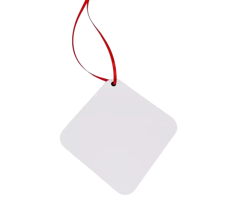 Square MDF Christmas Ornament 2