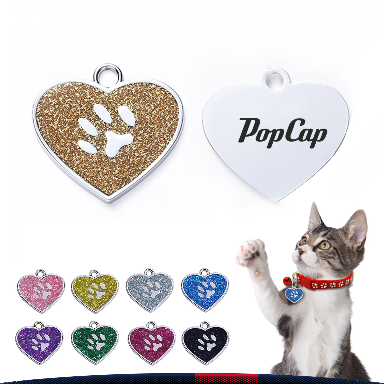 Heart Shaped Dog Tag 10