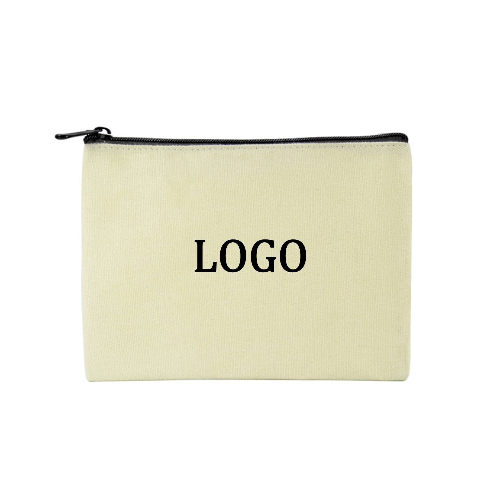 Large Blank Canvas Makeup Bag 2