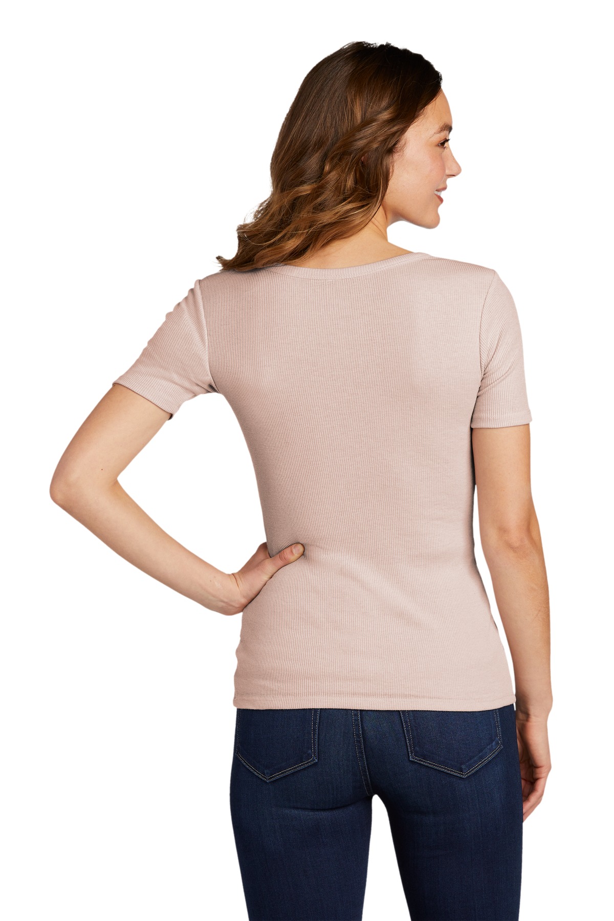 District® Women's V.I.T. Rib Scoop Neck Tee 12