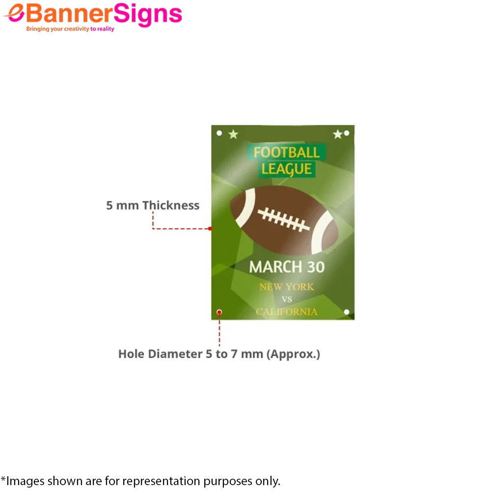 HIP Reflective PVC Foam Board Signs (4 corner holes) 3