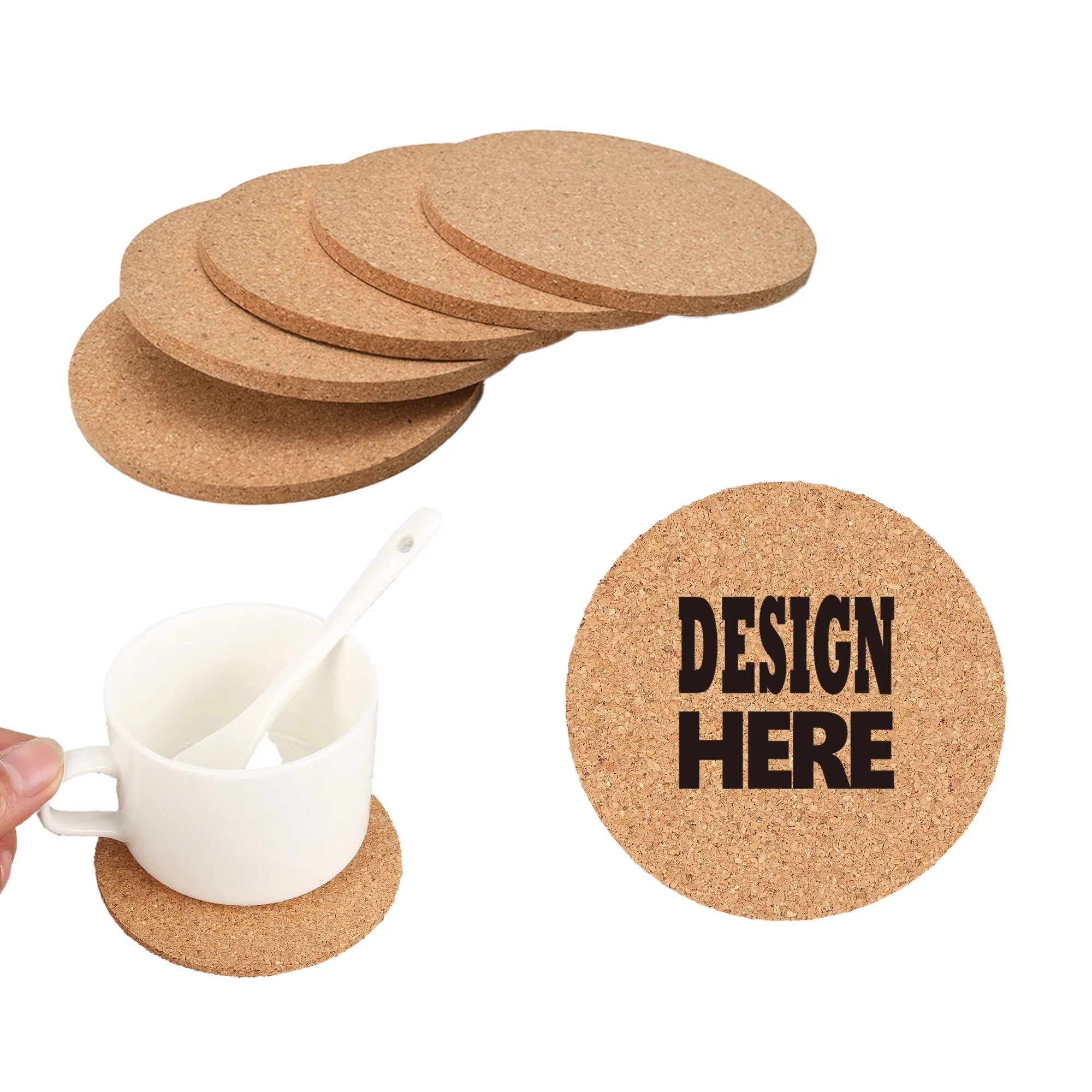 Natural Cork Drink Coaster
