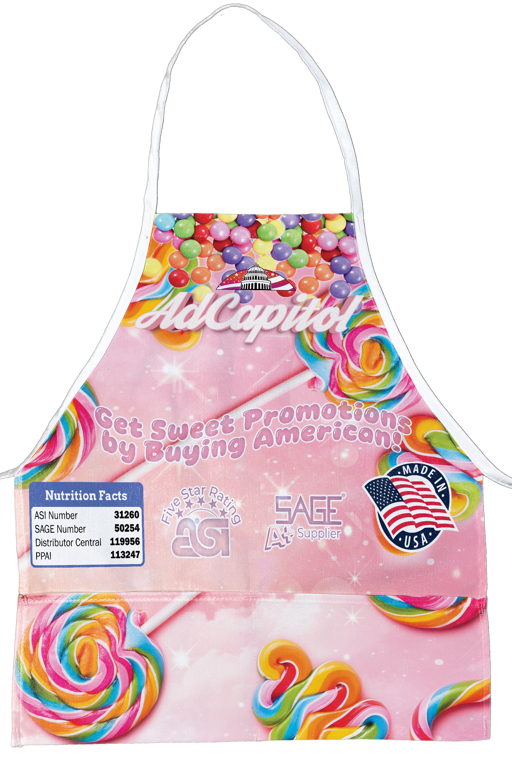 Sublimated Pocket Bib Apron 2