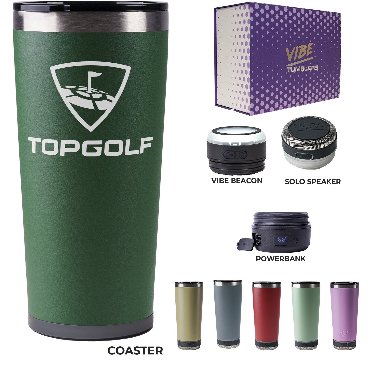 Go Caddy Vibe 18 oz Tumbler Kit 7