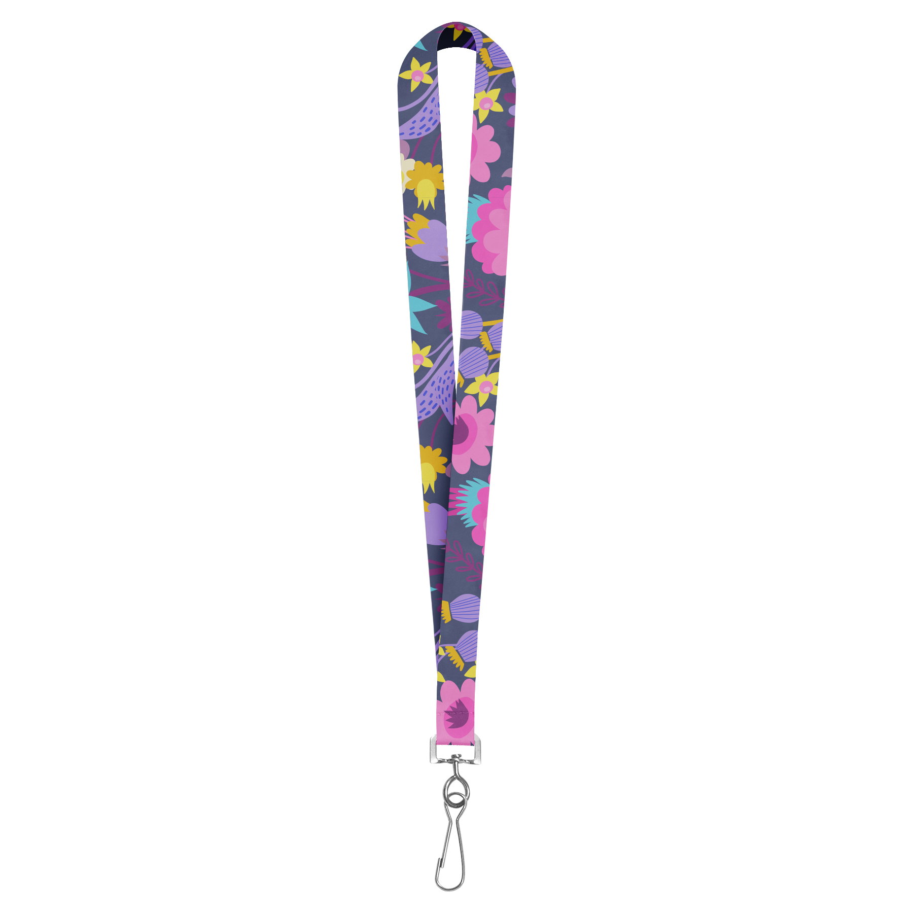 3/4'' Full Color Sublimated Lanyard With Metal J Hook 9