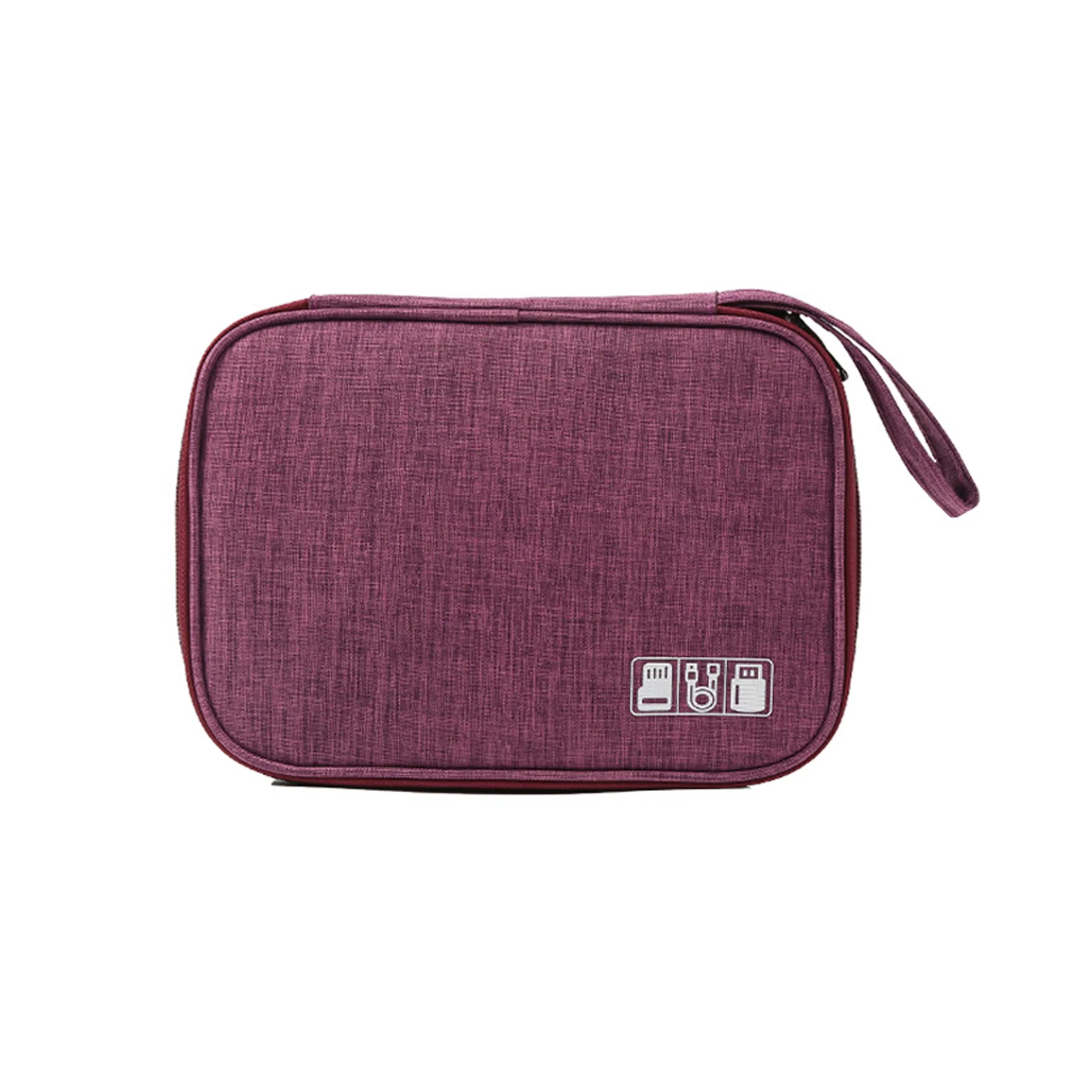 Portable Makeup Tools Data Cable Storage Bag 3