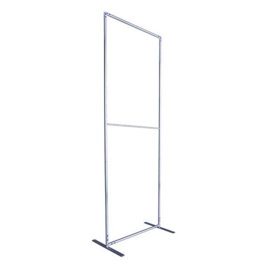 33.5"¡Á7.5'H Economy Tube Banner Stand With Steel Feet