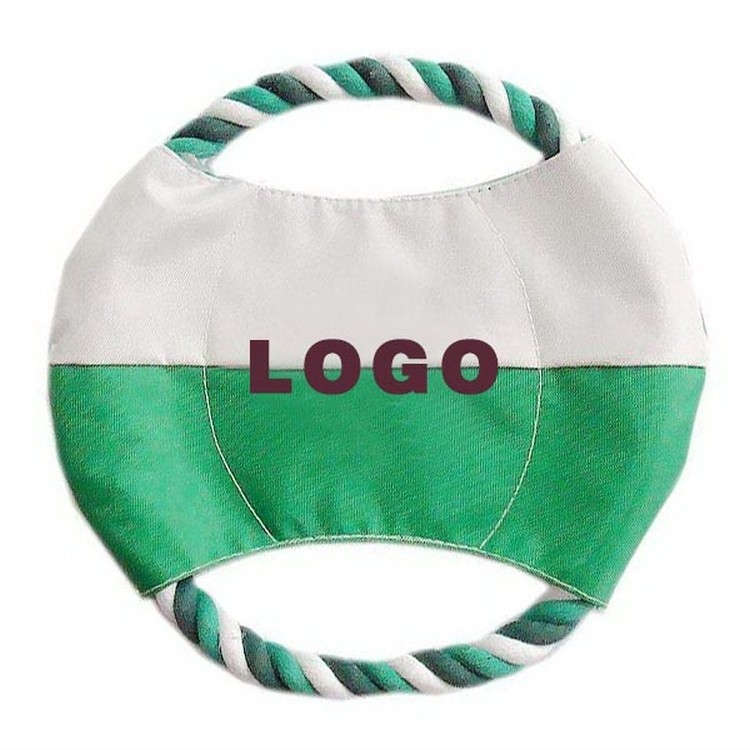 Popular Design Colorful Funny Cotten Dog Flying disk Toy 1