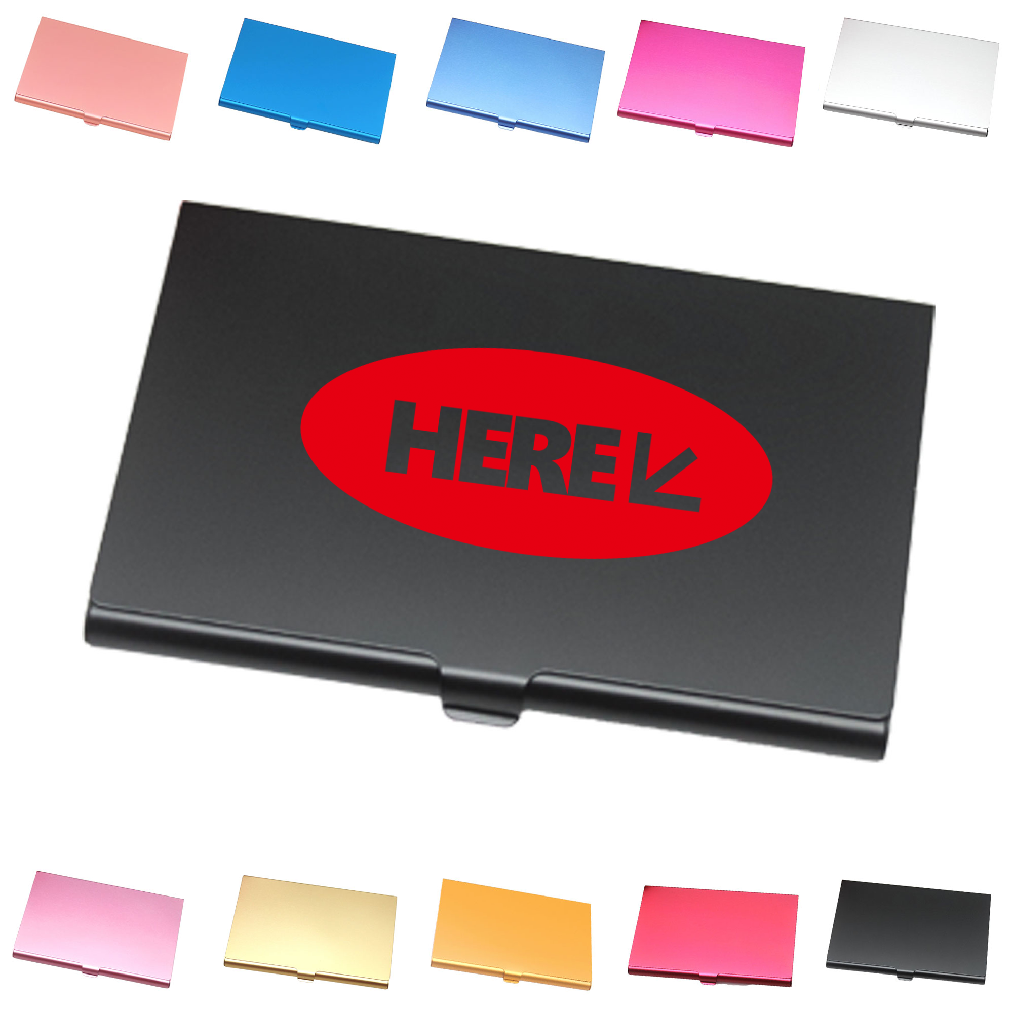 MOQ 50 Aluminum Alloy Business Card Holder 2