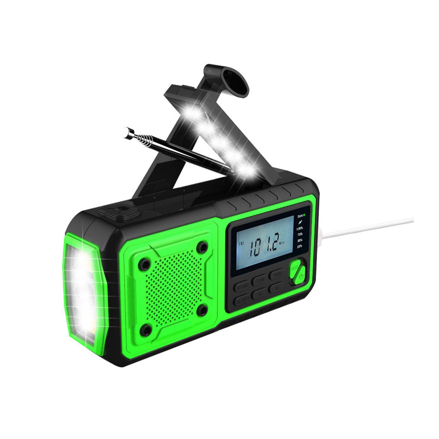 Emergency Rechargeable Multi-Functional Weather Radio 2