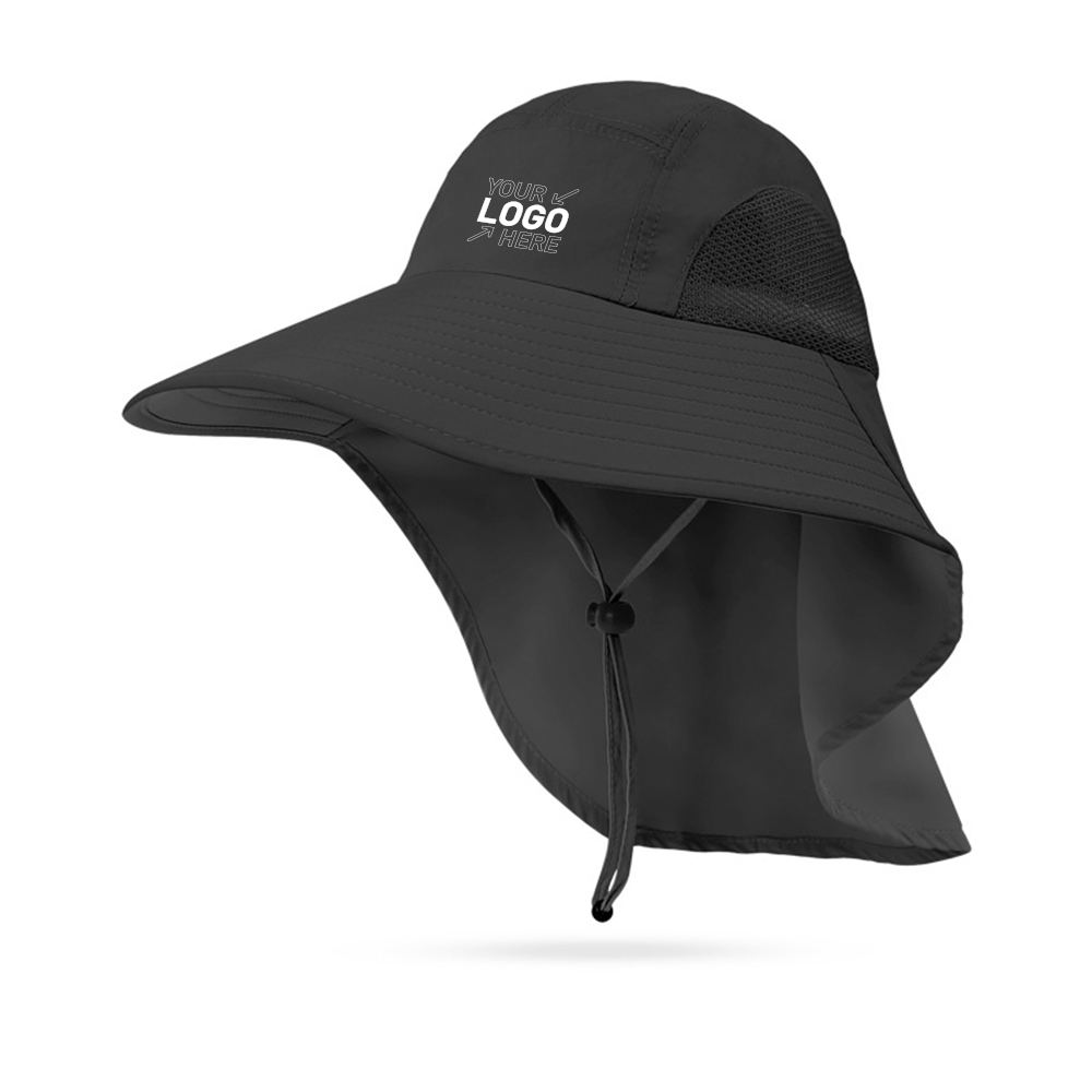Wide Brim Fishing Sun Hat With Neck Flap 6
