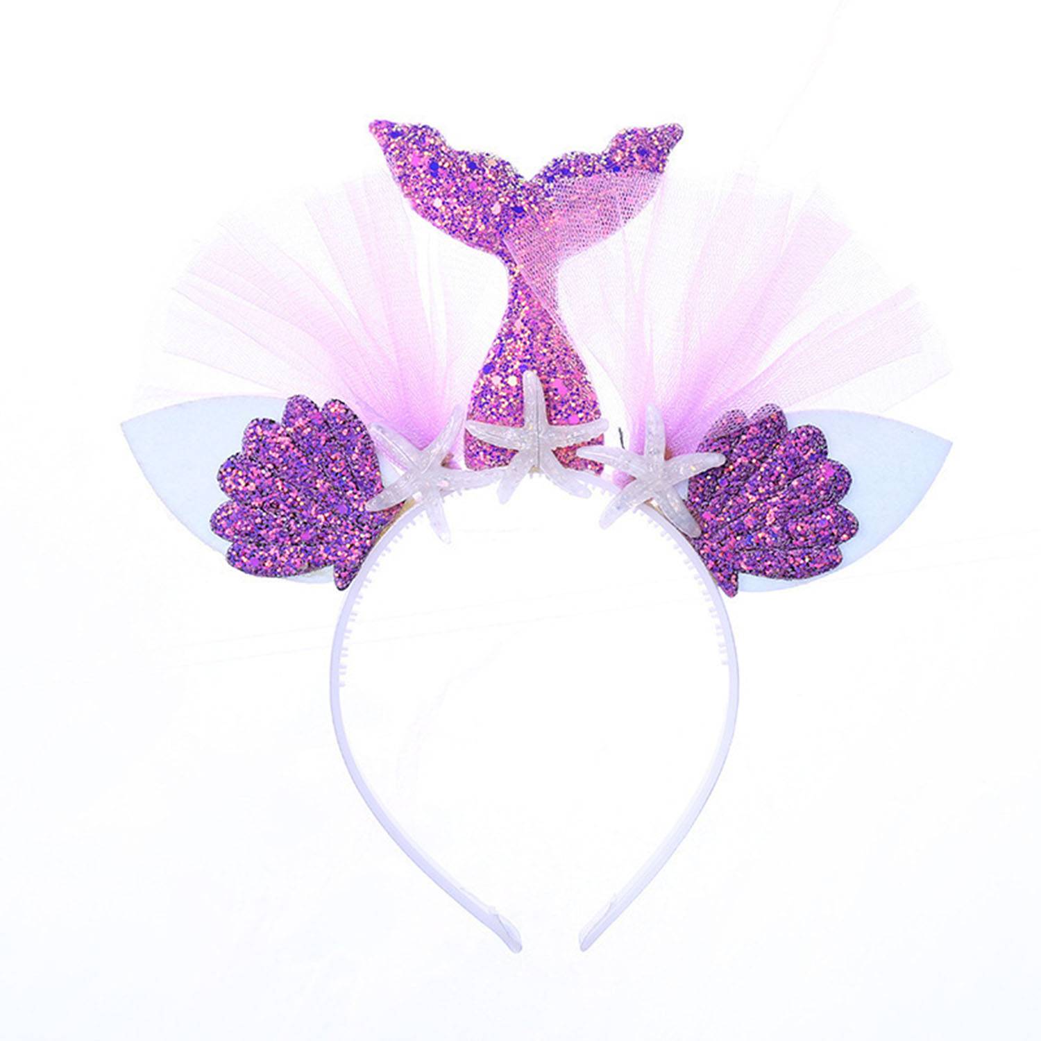Plastic Resin Mermaid Headband For Girls 6