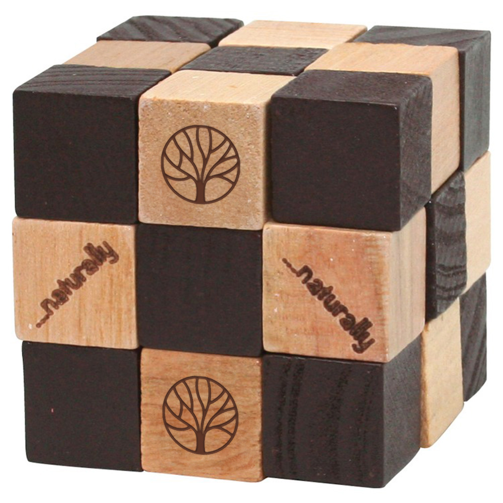 Wooden Elastic Cube Puzzle 4