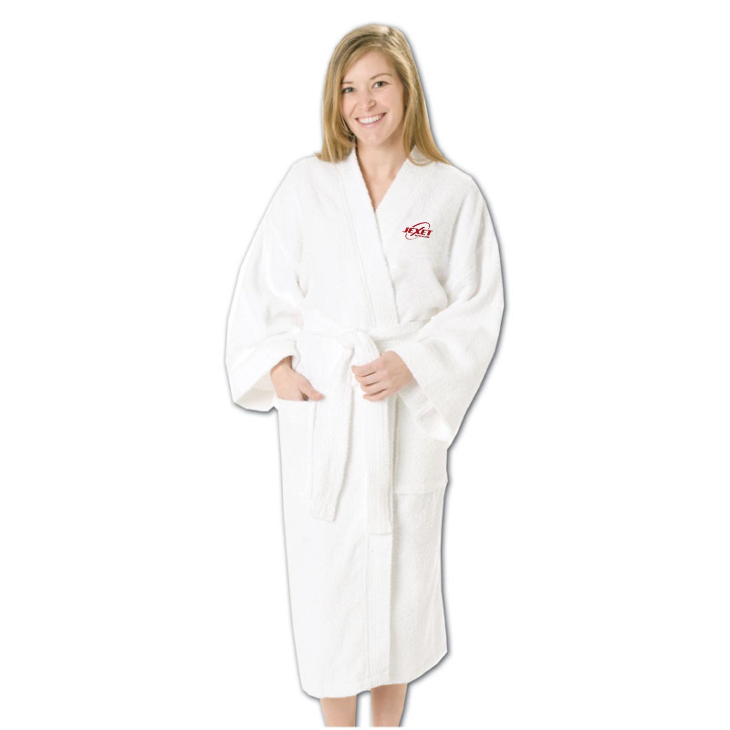 100% Cotton Terry Loop Bath Robes USA Decorated 1