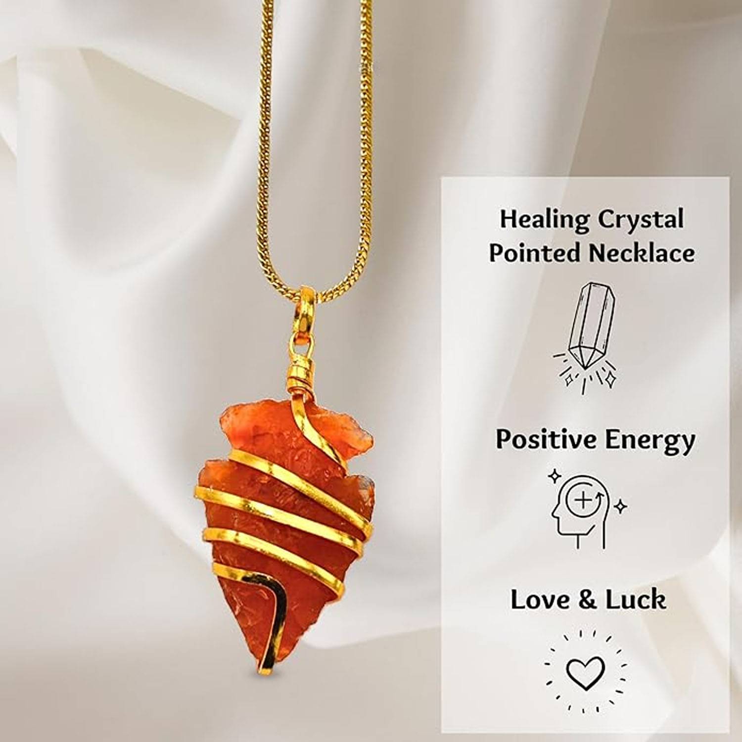 Spiral arrow pendant necklace 9