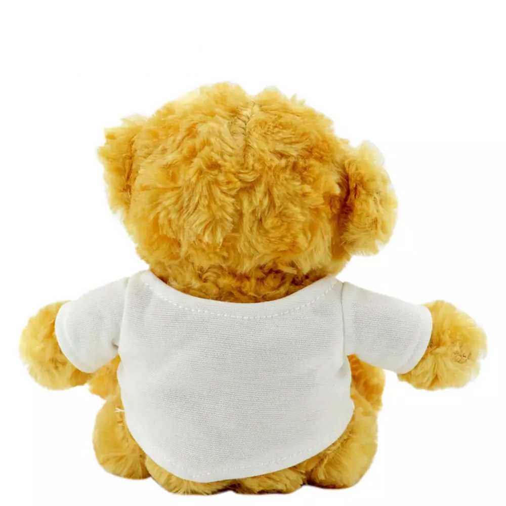 Happy Teddy Bear w/ Full-Color Logo on Shirt 2