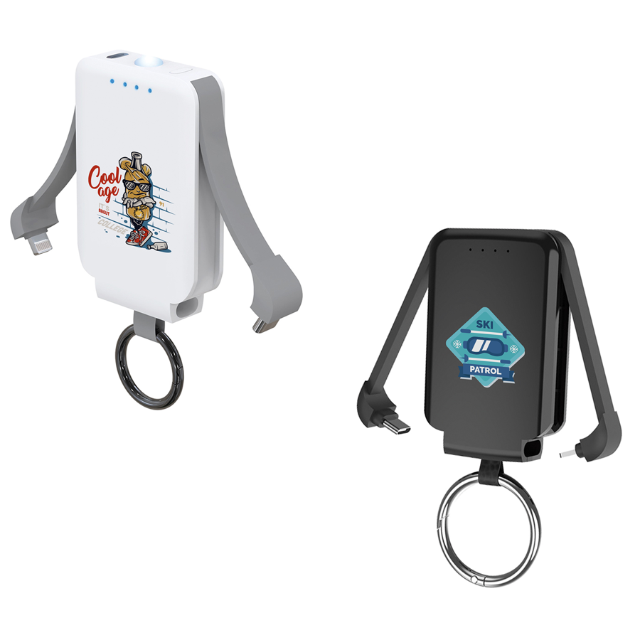 Power Bank w/ Keychain and Flashlight 2