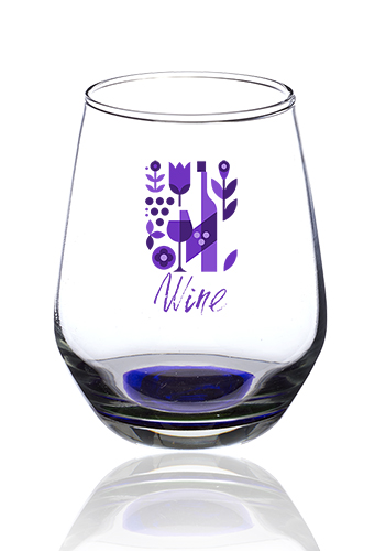 12 oz. Silicia Stemless Wine Glasses 13