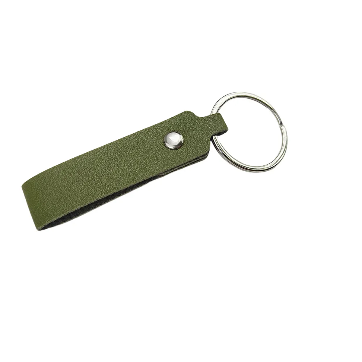 Striped Leather Keychain for Office and Travel 15