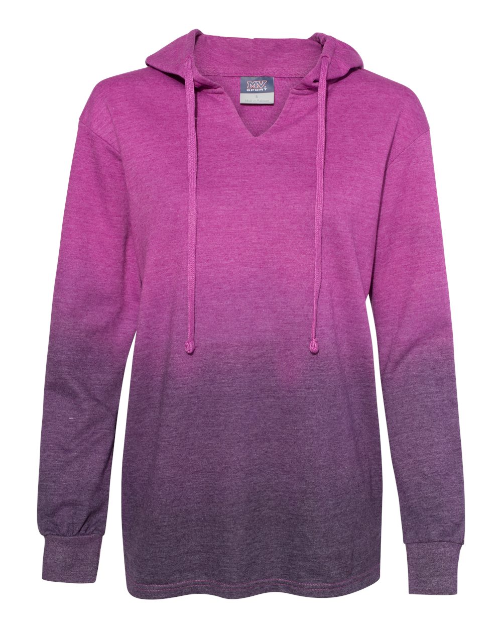 Women's French Terry Ombré Hooded Sweatshirt - W20185 6