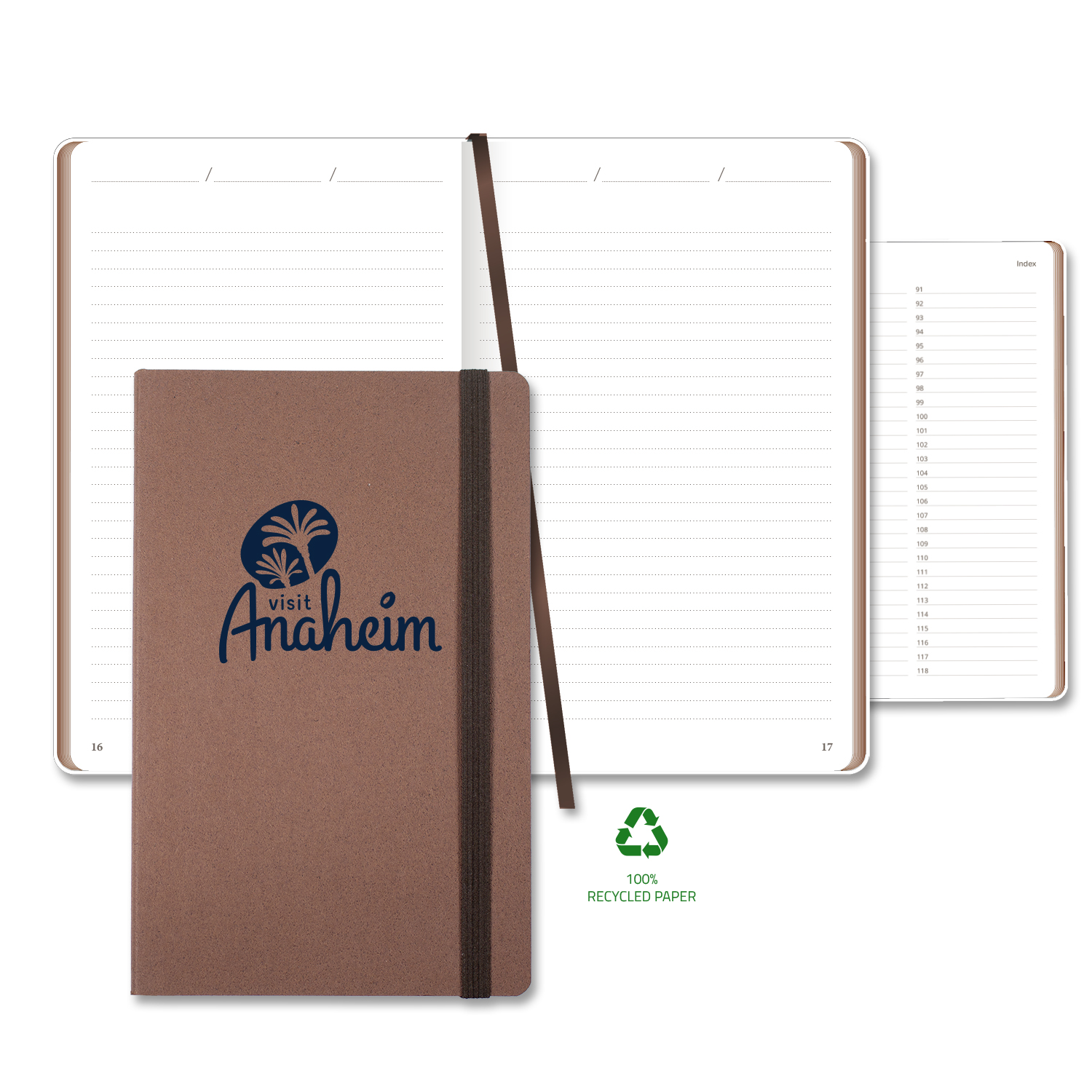 Castelli Carapace Medio Lined Recycled White Page Journal 3
