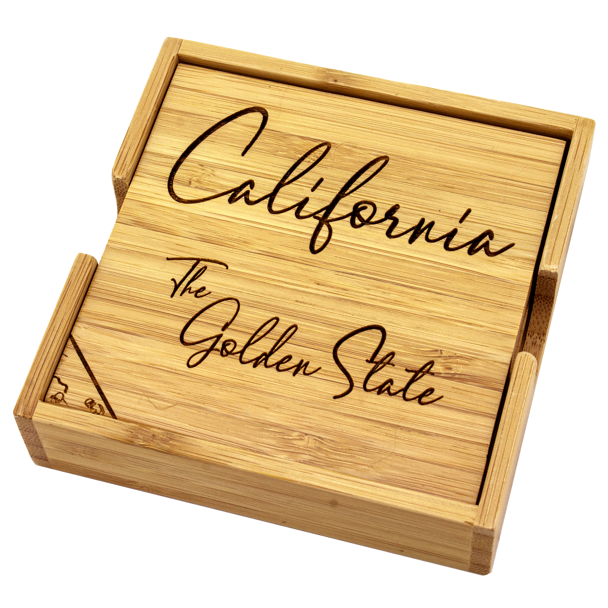 California Puzzle Coaster Set 3