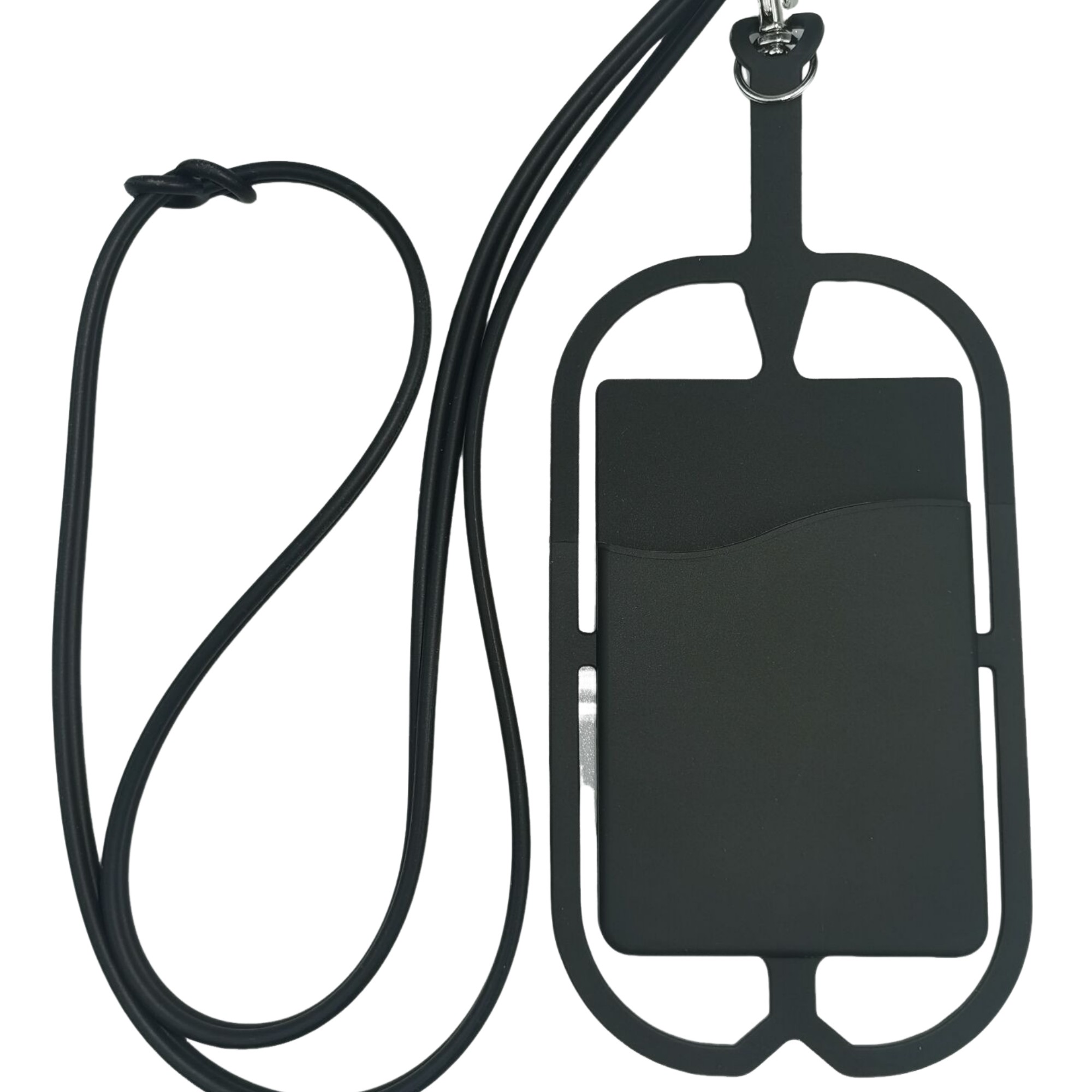 Silicone Phone Card Holder With Detachable Lanyard 2